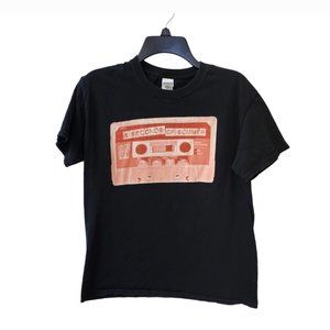 Gildan 5 Seconds Of Summer Tape Shirt Medium Black Red